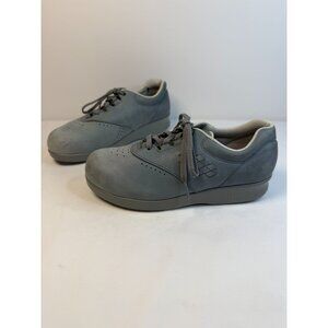 SAS Free Time Womens Size 5W Blue Leather Tripad Comfort Walking Shoe